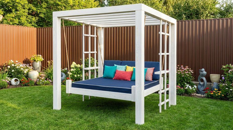 Садовые качели Рэзбер