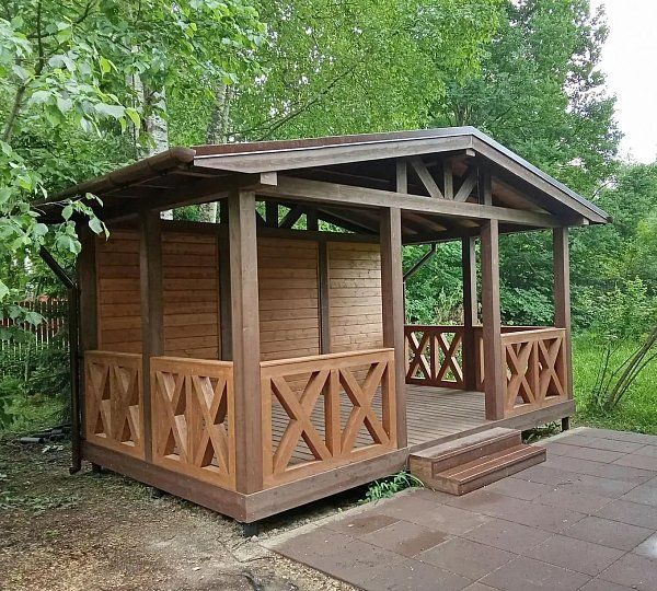 Прямоугольная беседка НАКАНО
