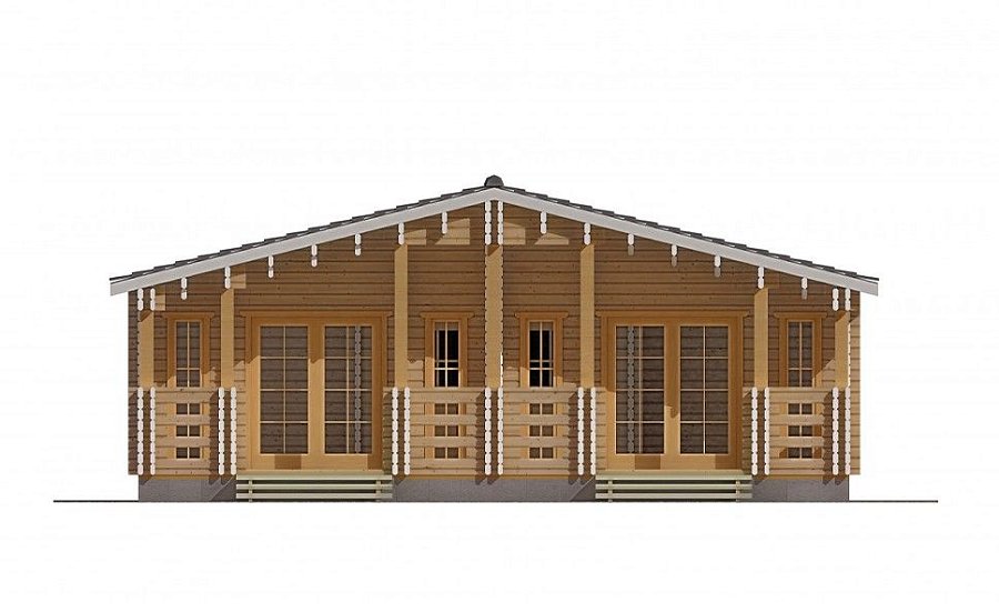 Гостевые дома из мини-бруса ДГ-11