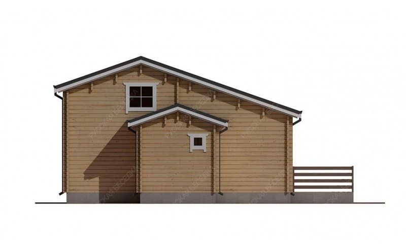 Гостевые дома из мини-бруса ДГ-45