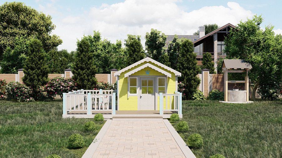 Детский домик Солнышко