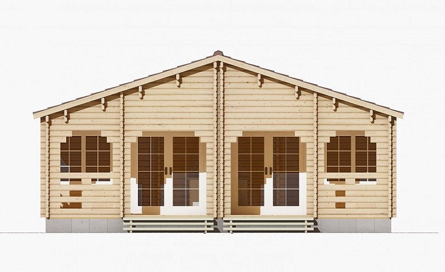 Гостевые дома из мини-бруса ДГ-03