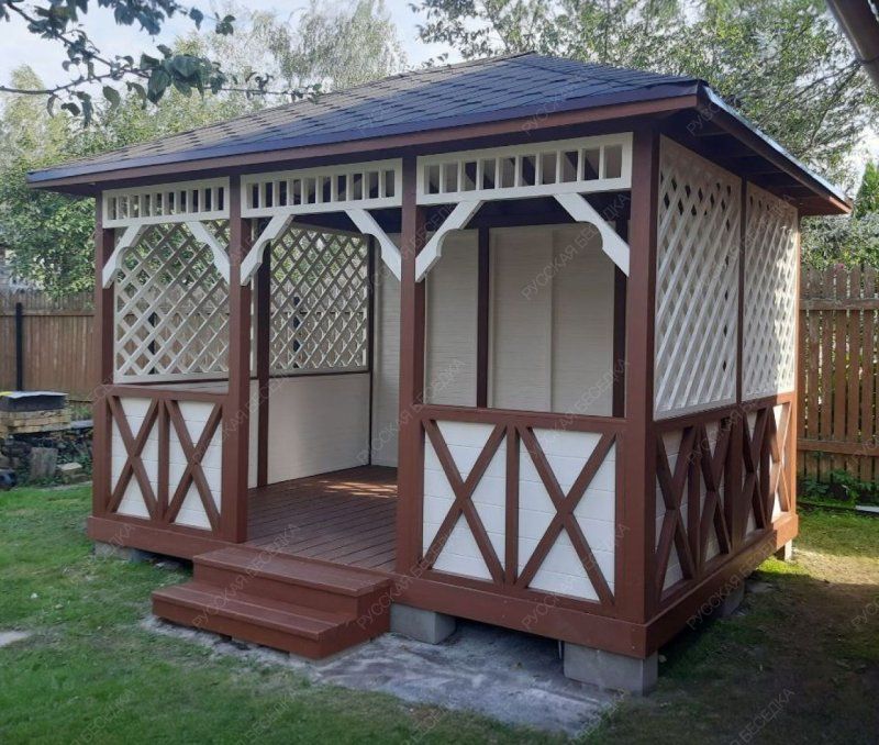 Прямоугольная беседка Малая Калифорния