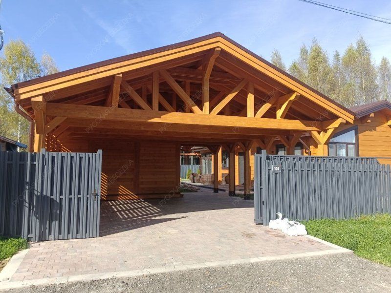 Навес для машин с хозблоком ШЕЛТЕР