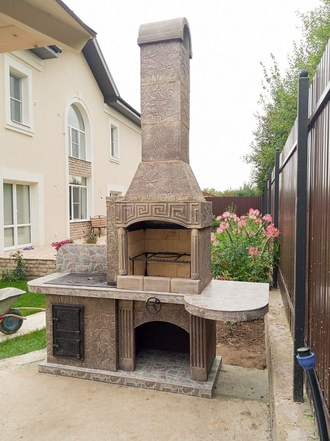 Печь № 15 — Барбекю с печью под казан