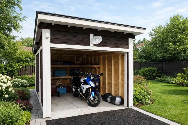 Гараж для мотоцикла Ветер