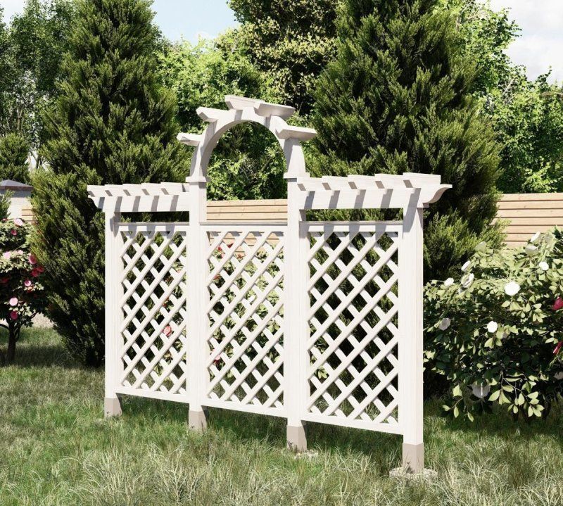 Деревянная шпалера Степановское