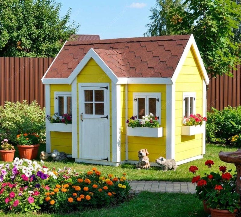 Детский домик ВЕСЕЛЬЕ