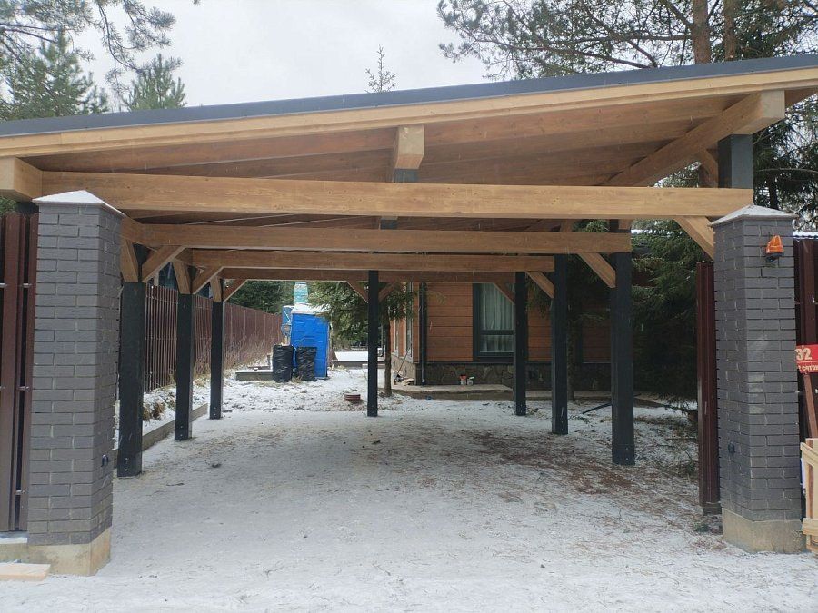 Навес односкатный ВЕСТВУД