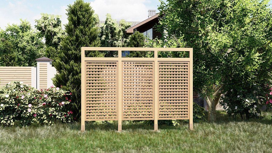 Деревянная шпалера Ащерино