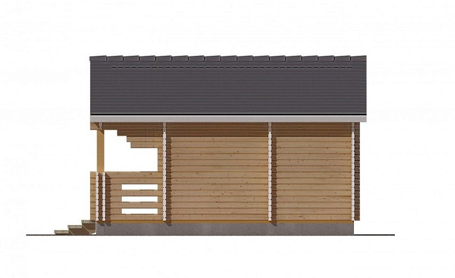 Гостевые дома из мини-бруса ДГ-11