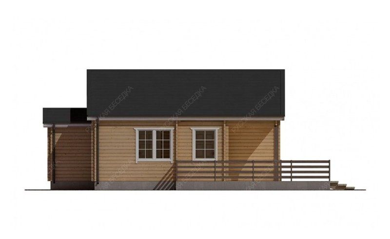 Гостевые дома из мини-бруса ДГ-45