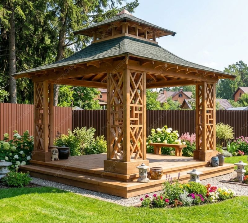 Оригинальная беседка ДРАГОН