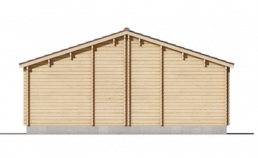 Гостевые дома из мини-бруса ДГ-03