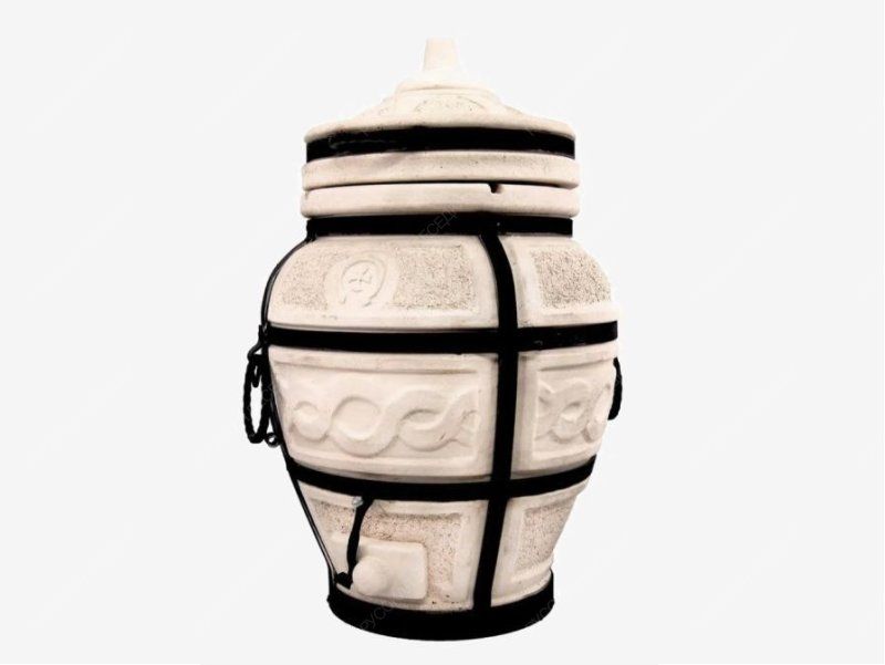 Тандыр керамический Амфора Есаул с откидной крышкой