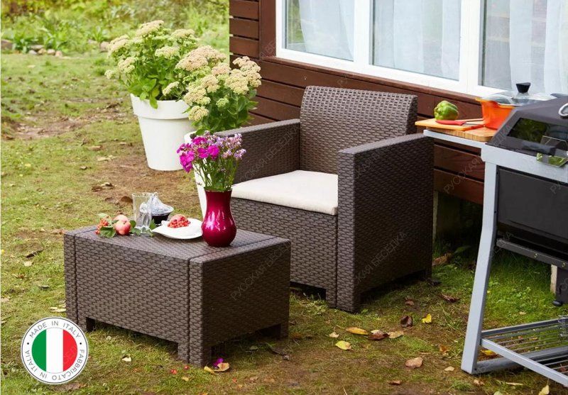 Комплект мебели NEBRASKA TERRACE Set (стол, 2 кресла)