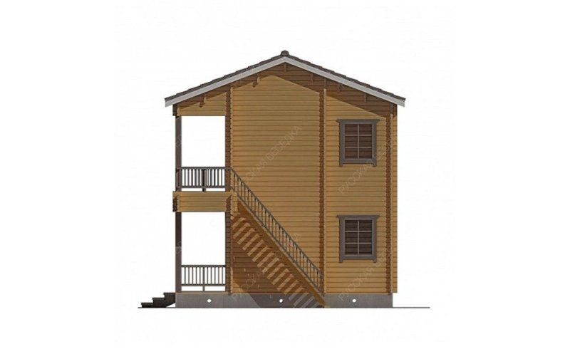 Гостевые дома из мини-бруса ДГ-17