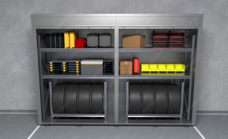 Роллетный шкаф в гараж