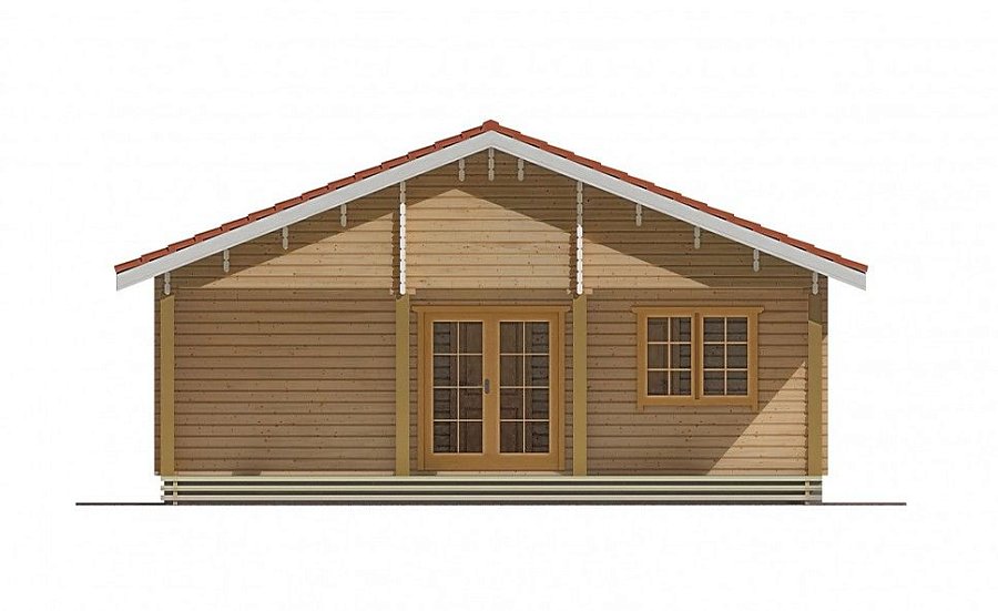 Гостевые дома из мини-бруса ДГ-09