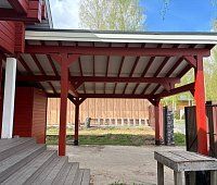 Навес односкатный с хозблоком ХОЛТ