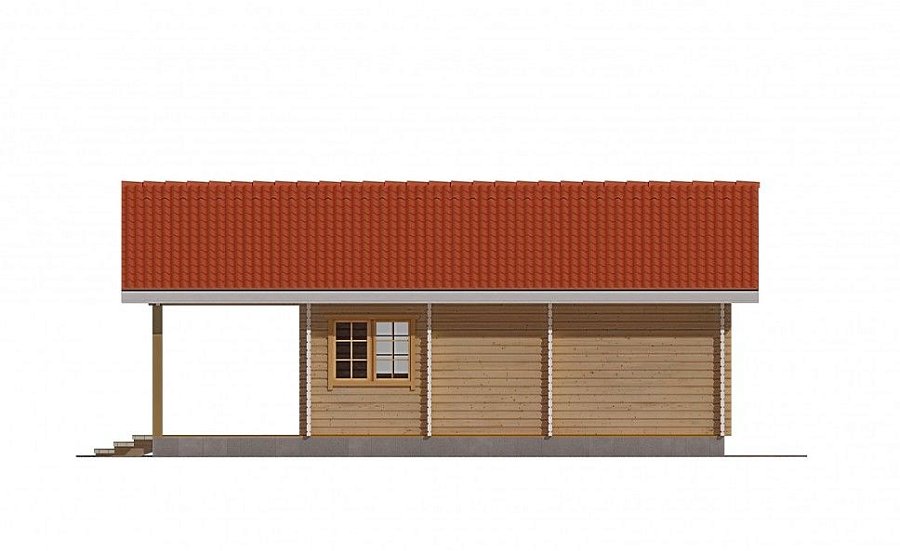 Гостевые дома из мини-бруса ДГ-09