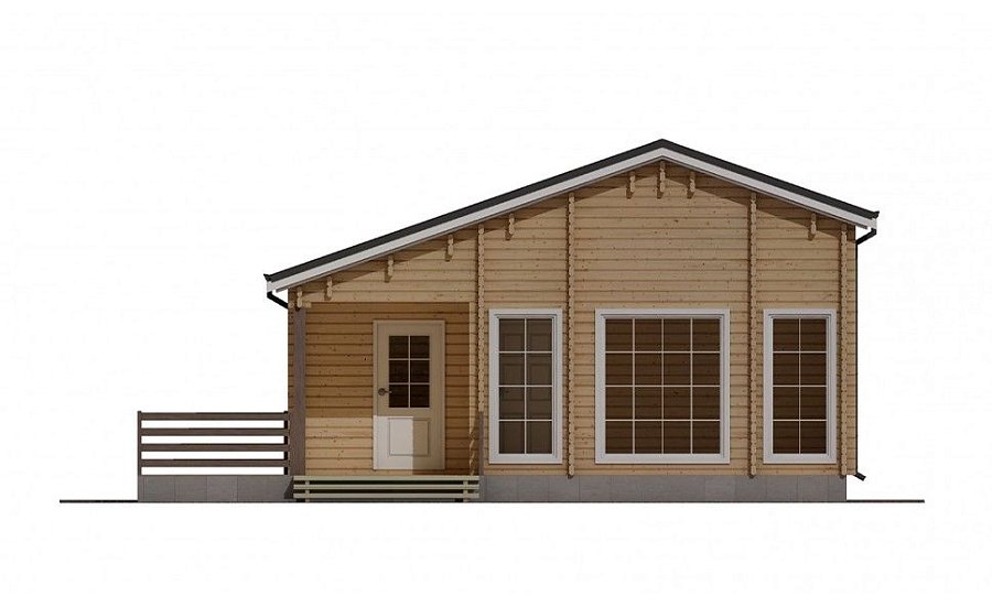 Гостевые дома из мини-бруса ДГ-45