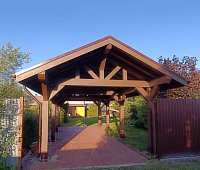 Навес для машин Нотан 4х9,1