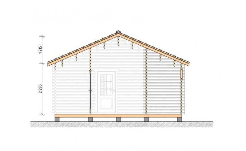 Гостевые дома из мини-бруса ДГ-32