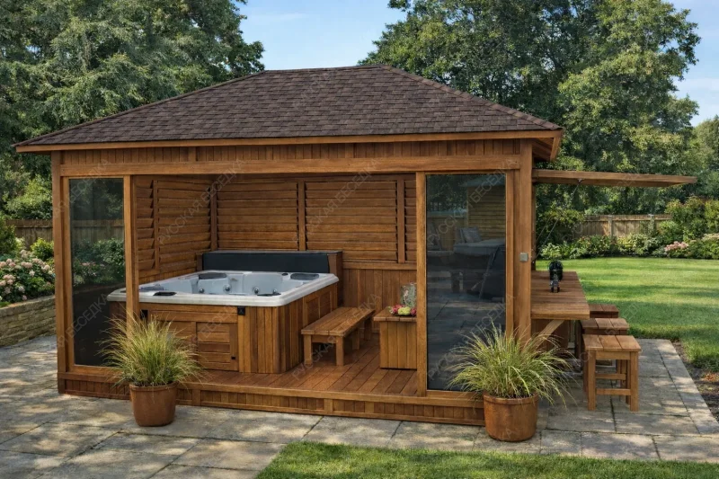 Беседка для джакузи Пати