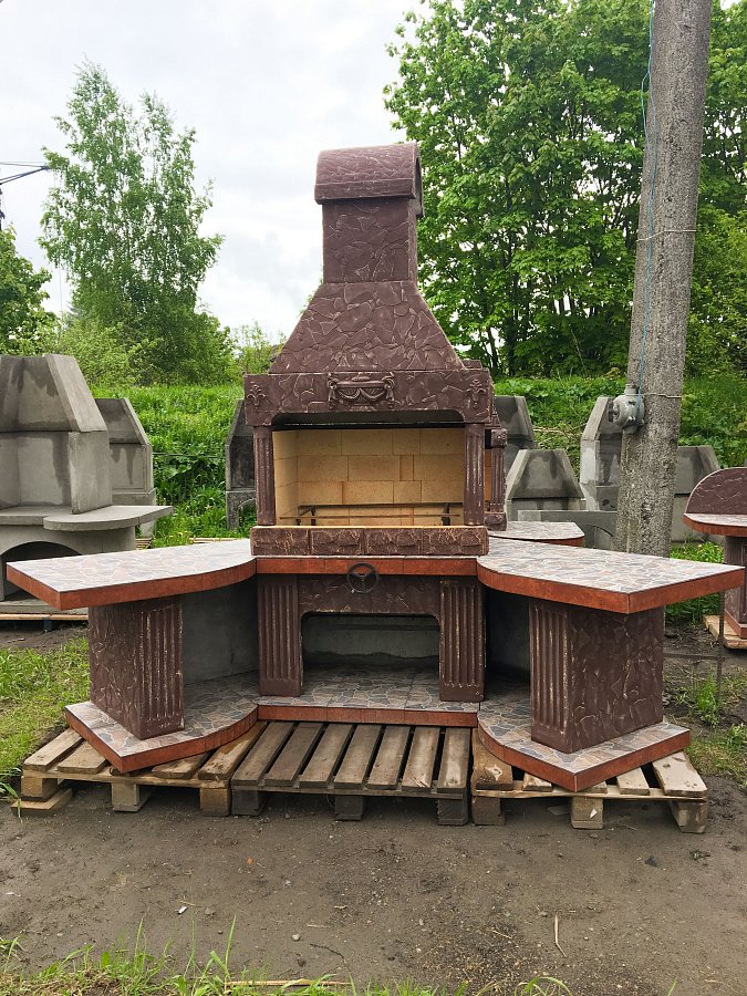 Печь № 18 — Угловой комплекс с рабочим столом и мойкой