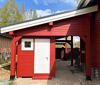 Навес односкатный с хозблоком ХОЛТ