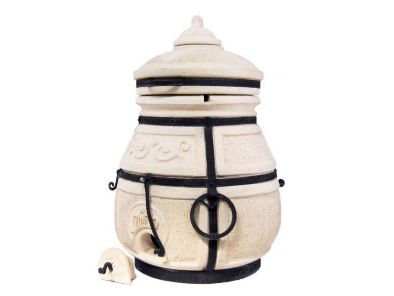 Тандыр керамический Амфора Скиф с откидной крышкой